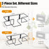 yaenoei 2 Pack Glove Box Holder Wall Mount Disposable Glove Dispenser, Metal Glove Rack for Rubber Latex Gloves