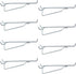 8PACK Pegboard Shelf Hooks, 6" Metal Utility Hook Set, 1/4 inch Organizer Accessories for Garage, Art Craft Room
