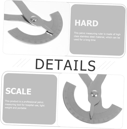 1pc ORFOFE Pelvic Measuring Gauge Internal Diameter Check Ruler for Professionals