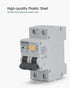Ground Fault Circuit Breaker, 10 Amp 120V AC, DIN Rail Mount, Thermal-Magnetic Trip Protection
