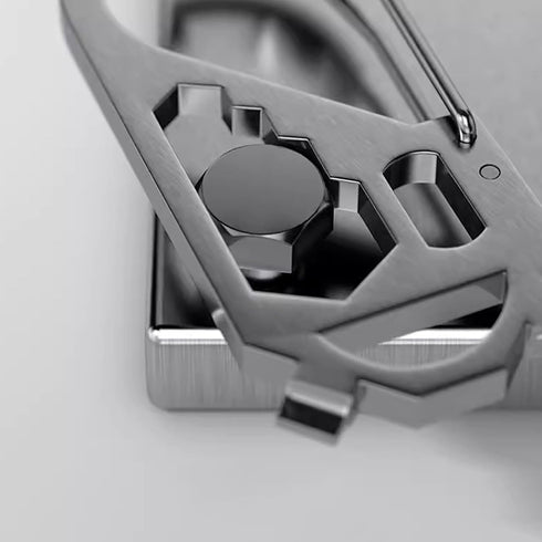 TIFUYDT Stainless Steel Tools Stainless Steel Keychain, Screwdriver, Wrench, Convenient And Practical Gadgets
