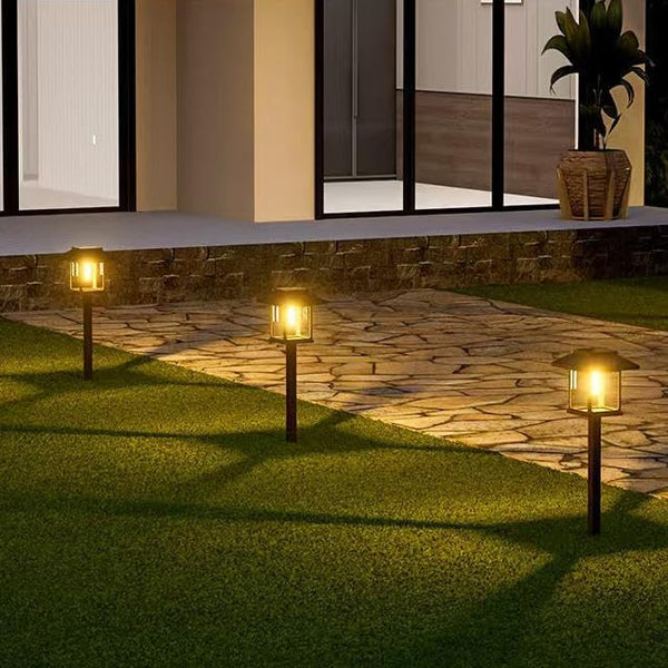 Albelt Solar Pathyway Lights Outdoor, 2 Pack Waterproof Solar Garden Lights with