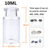 20 mm Borosilicate Glass Headspace Vial, 10 ml Capacity, Flat Bottom, Beveled Finish, 22.5x46 mm, Pack of 100