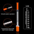 31g 0.5cc Syringes, 1/4 Inch-6mm Compatible U-100, Accurate Measuring, Individually Sealed Packaging (Pack of 100)
