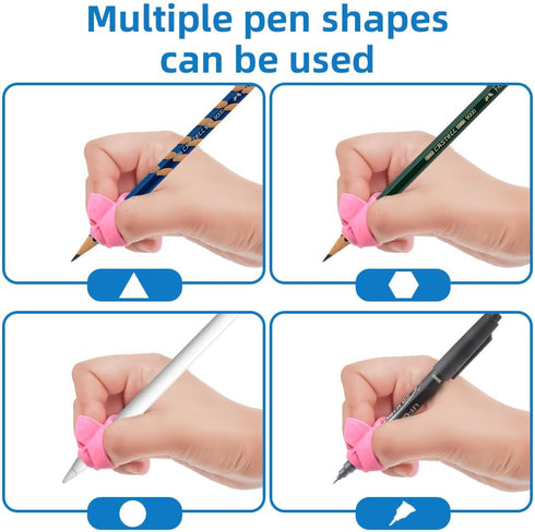 Pretwad 8 Grips for Pencil for Kids Handwriting, Pcs Pen Grips, Ergonomic Pencil Grippers Holder for Kids, Writing