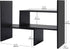Hossejoy Desk Shelf, Adjustable Desktop Storage Organizer, Wood Display Shelf Rack, Office Supplies Desk Organizer