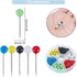 PH PandaHall 600pcs Map Push Pins - 6 Colors 1/8 inch Round Ball Head Thumb Tacks with 304 Stainless Steel Point