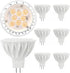MR16 LED Bulbs, 50W Halogen Equivalent Landscape Light Bulbs, 2700K Warm White 5W GU5.3 12V Spotlight Bulb (6 Pack)