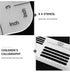 Ciieeo Letter Envelope Addressing Stencil: 4pcs Template Ruler Guide for Envelopes, Straight Guide for Brush Pens,