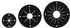 Extreme Max 3005.2172.5 Rigging Grommet - 2", Black, Pack of 5