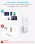 US to UK Ireland Travel Plug Adapter, Type G Power Plug with 3 Outlets and 3 USB Ports for USA to England, Scotland