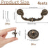 4 Sets 5.91" SUPERFINDINGS Vintage Bail Pull Handles Hole Spacing Center Antique Bronze Drawer Handles Alloy Drop Pulls