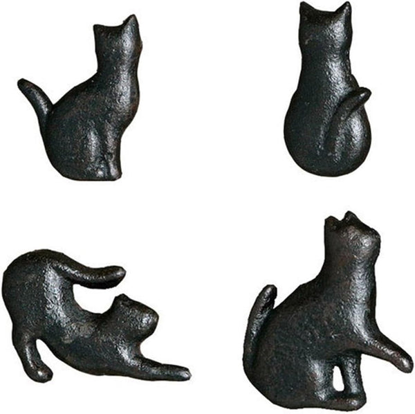Zeizafa 4Pcs Drawer Pulls Cats Shape Dressers Knob Cupboard Handle Unique Furniture Handle