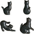 Zeizafa 4Pcs Drawer Pulls Cats Shape Dressers Knob Cupboard Handle Unique Furniture Handle