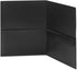 Smead Poly Two-Pocket Folder with Security Pocket, Black, Letter Size, 5 per Pack (87700)