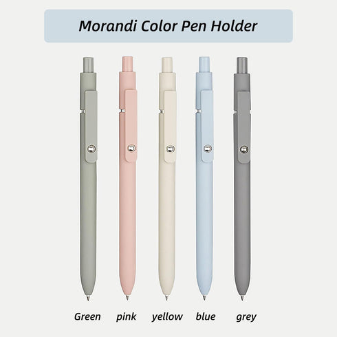 Gel Pens - 10 Pcs 0.5mm Black Ink Fine Point Smooth Writing Pens, High-End Series for Journaling, Note Taking, Cute