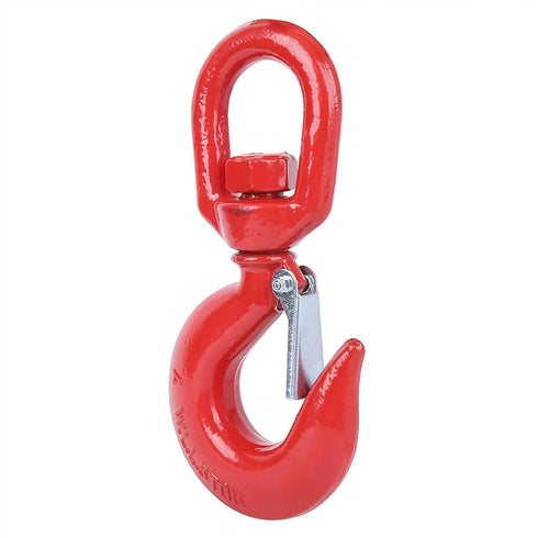 Crane Hook, Swivel Eye Alloy Steel Rigging Lifting Round Hook 5T for Ship Building Industry