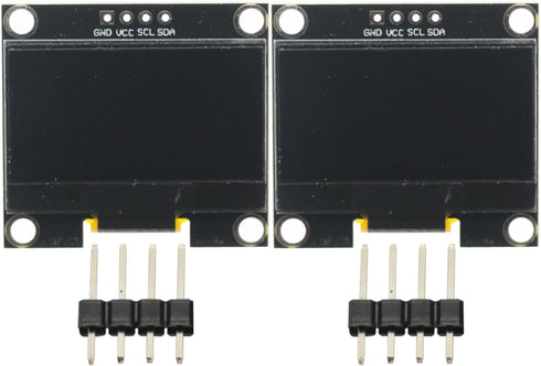 GODIYMODULES 2 4PIN 1.3" 1.3 inch I2C 128x64 SSH1106 12864 Pcs IIC OLED Display Module Digital OLED LCD Display White