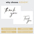 50 4x6 Inch, Thank You Cards with Envelopes Ivory - PK - Wedding Thank You Cards Thank You Cards with Envelopes Bulk