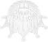 Zerodeko Crown Shape Plastic Lampshade E27 Bulb Cover round Ceiling Light Shade