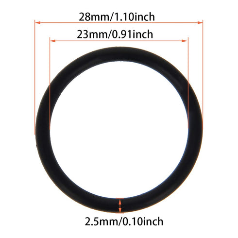 20Pcs Buna-N O-Ring Metric Nitrile Rubber Round Sealing O Ring Gasket for Plumbing Connection Repair