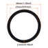 20Pcs Buna-N O-Ring Metric Nitrile Rubber Round Sealing O Ring Gasket for Plumbing Connection Repair