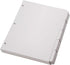 Oxford Blank Write On Binder Dividers, 1/5 Cut Tabs, 3 Hole Punch Dividers in 5 Tab Sets, 100 Dividers, 20 Sets, White