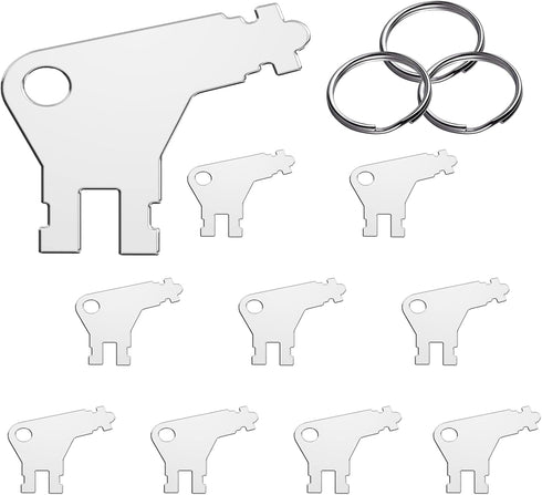 10Pcs Paper Towel Dispenser Key - Universal Paper Towel Dispenser Replacement Key