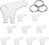 10Pcs Paper Towel Dispenser Key - Universal Paper Towel Dispenser Replacement Key