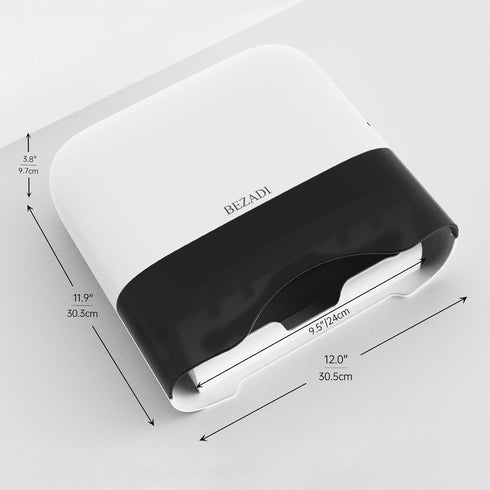 300+ Paper Towel Dispenser,Large Capacity Wall Mount Tissue Dispensers with Smart Lock, Used for Kitchen and Bathroom