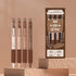 Retractable Quick Dry Ink Pens, Comfortable 0.5mm Fine Point Black Ink Pens for Office and School Supplies