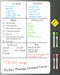 Magnetic Whiteboard for Fridge, 17.5 x 25 Small Refrigerator Dry Erase Board with Markers and Eraser
