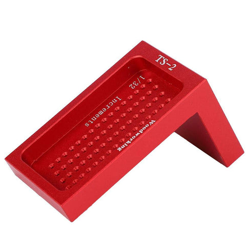 YWBL-WH TS-2 Woodworking Cross Calibration Ruler, T Type Scribing Marking Gauge Tool