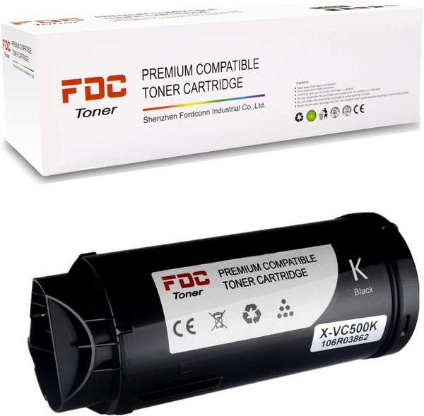 FDC C500 C505 Compatible Toner Cartridges for Xerox VersaLink C505 C505S C505X C500 (Black)