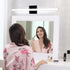 16in 3 3000K/ 4000K/ 5000K LED Bathroom Vanity Light Color Temperature Over Mirror Lighting Fixture Modern Indoor Black