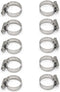 Adjustable Stainless Steel Worm Gear Hose Clamps (18-32mm)