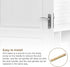 uxcell 2Pcs Gold Door Knob Spindle, 80mm Long Spare Door Handle Spindle Bar Replacement for 7mm Thick Doors