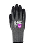 MAGID Touchscreen ANSI A6 Cut-Resistant Work Gloves, 1 Pair, 13-Gauge, Nitrile Coated, 6/XS,Dark Gray