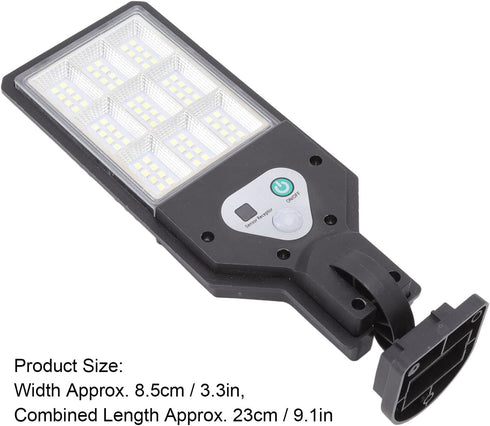 Haofy Solar LED Street Light, 72 LED Motion Sensor, Dusk to Dawn, 3000LM Solar Powered Security Lights for Garden Yard