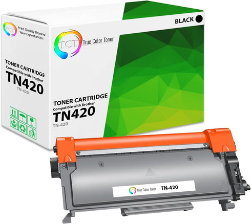 TCT Premium Compatible Toner Cartridge Replacement for Brother TN-420 TN420 Black for HL-2220 2230 2240 2270 2280,