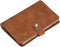 Planner Binders, PU Leather Notebook Cover with 6 Refillable Notebooks for A6 Filler Paper, Brown