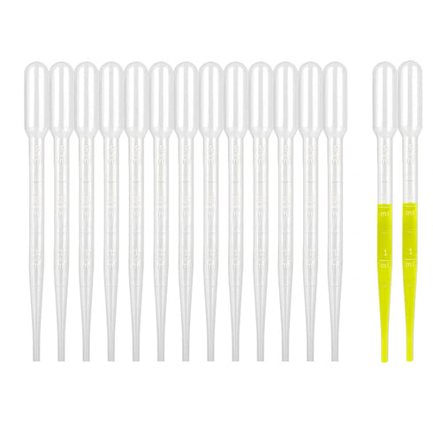 moveland 25 Pcs 3ML Plastic Dropper Pipettes, Disposable Eye Dropping for Essential Oils, Home Use, Lab Experiments