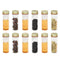 ULAB Scientific Sample Tubes, 25ml with Screw Caps, 12 Pack of 1oz Borosilicate Glass Tubes