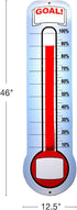 Global Printed Products Fundraising Thermometer Chart Goal Tracker, Dry Erase Wall Mounted Thermometer, Giant Sales