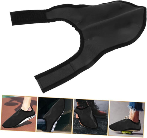Generic 2 Pairs Reusable Non Slip Barber Shoe Covers for Hair Stylists Protective Haircut Shoe Protectors Ventilated