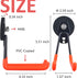 MUTUACTOR Magnetic Hooks, 2PCS Heavy Duty Anti-Slide Garage Hanger, Magnetic Mounting for Garage Organization