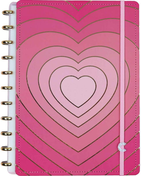 Smart Notebook, Large, 15x280mm, 80 Sheets, Model: CIGD4128, Pink Color