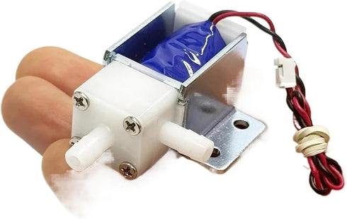 XPIOTMOZK Mini Electric Solenoid Water Valve DC 12V-24V Normally Open Water Air Flow