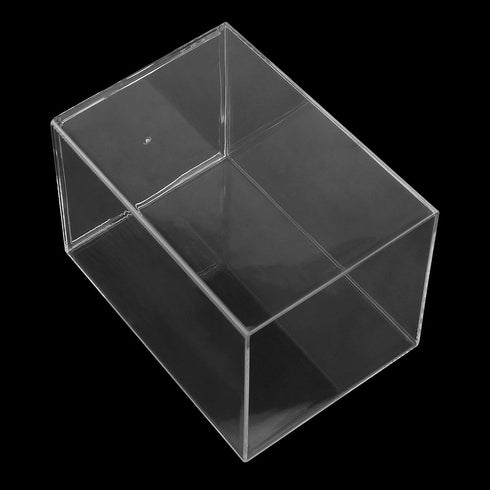 TAICHEUT 21 Pack Clear Square Acrylic Pen Holder, Square Makeup Brush Holder, Desktop Pencil Cup for Toothbrush, Straw