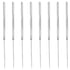 8pcs Dissection Needle Stainless Steel Single End Probe Tools for Medical Students and Veterinary Lab Bio Experiment